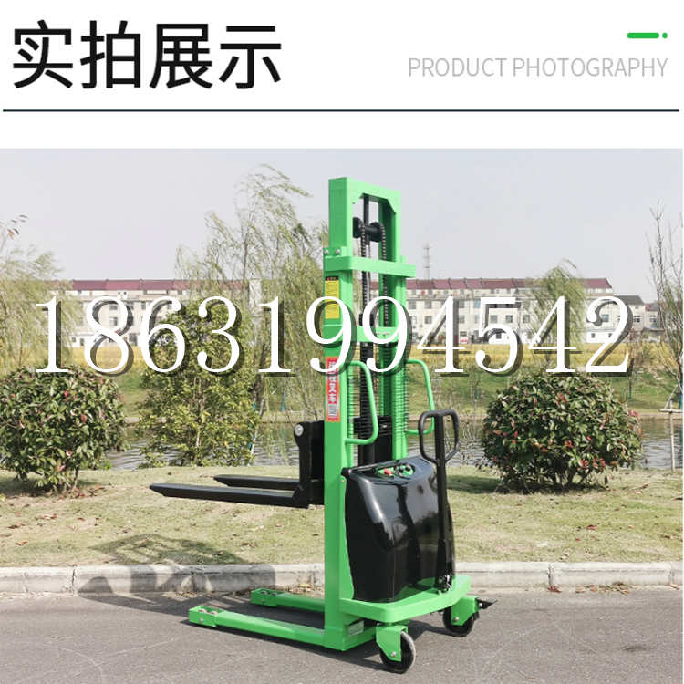 江津区电动叉车堆高车液压铲车电瓶1吨2吨站驾步行式小型全自动叉车